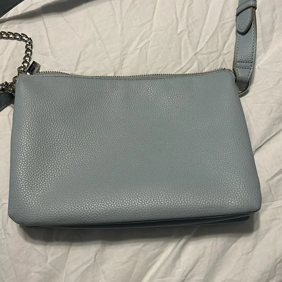 Nanette Lepore Light Blue Crossbody with Card Holder/Wallet - Picture 15 of 16